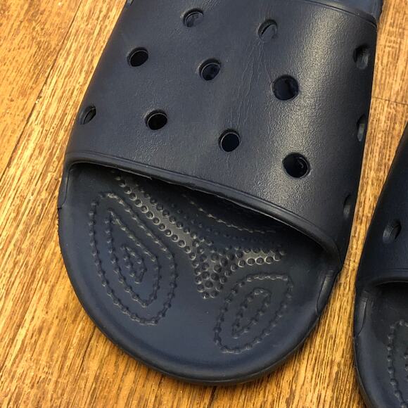 Crocs Classic Slide in Navy Unisex Size Men’s 7 / Women’s 9 - Picture 5 of 12